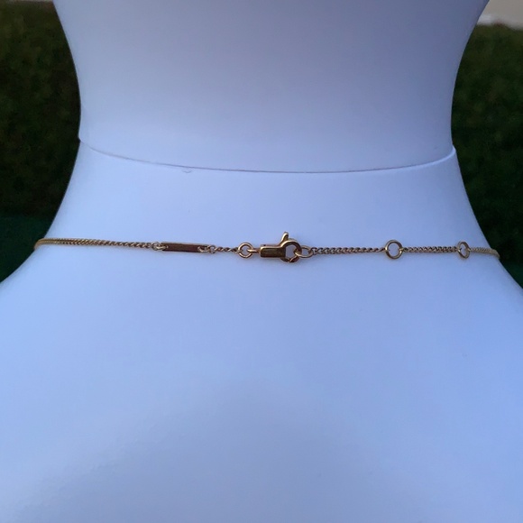 CELINE Golden Metal Necklace - Picture 4 of 12